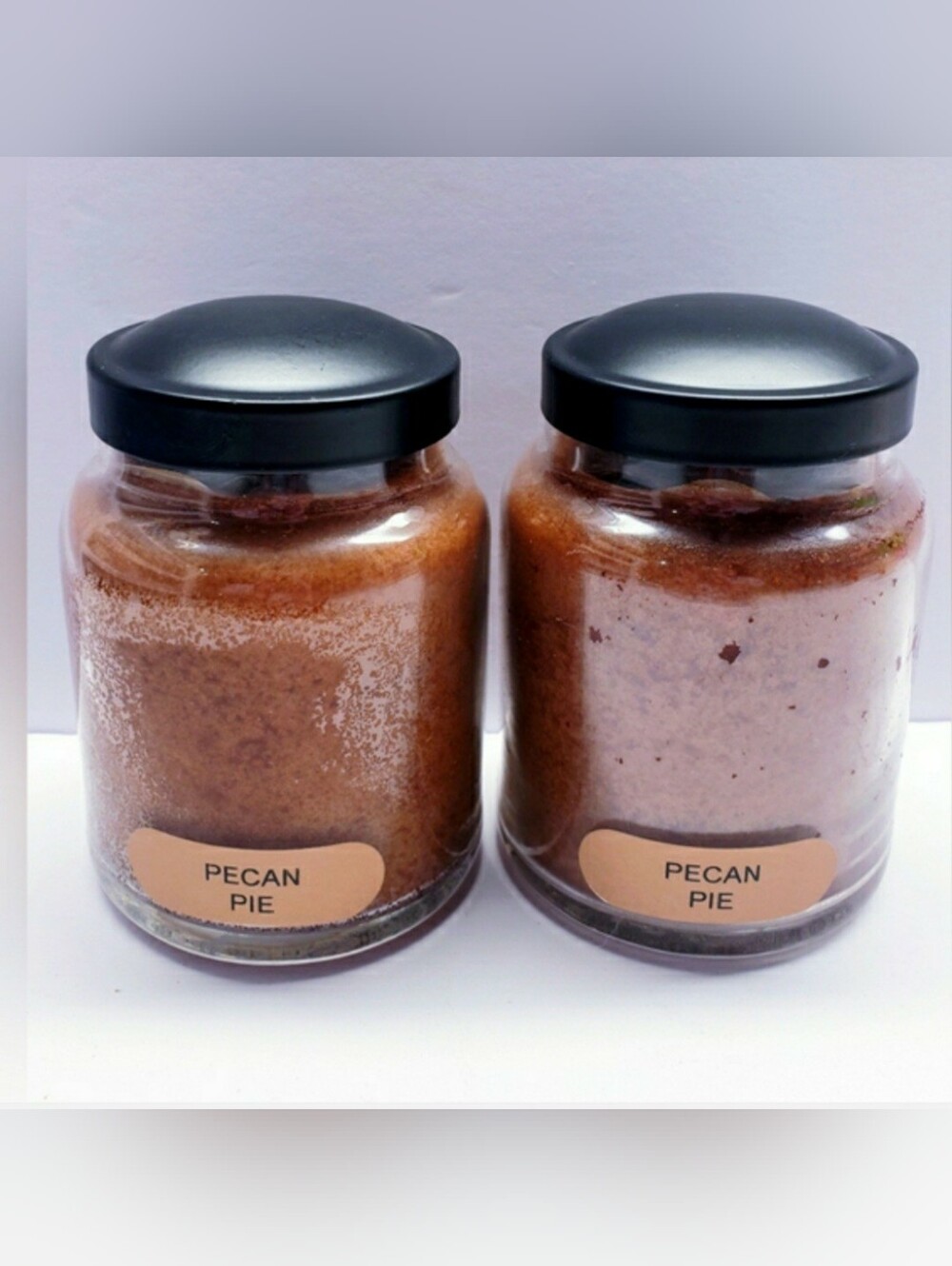 PECAN PIE -A Cheerful Giver Baby Jar Single Wick Candle, 6 oz (2 Pcs)